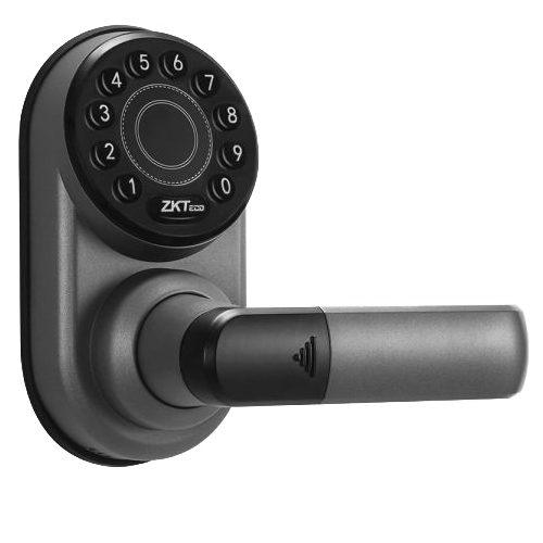 (ZK-ML200DD) Serrure intelligente ZKTeco - Clavier et Bluetooth - Jusqu'à 100 utilisateurs et application mobile - Autonome 4 x piles AA | Micro-USB - Sécurité maximale avec un code aléatoire - Compatible avec l'application ZSmart