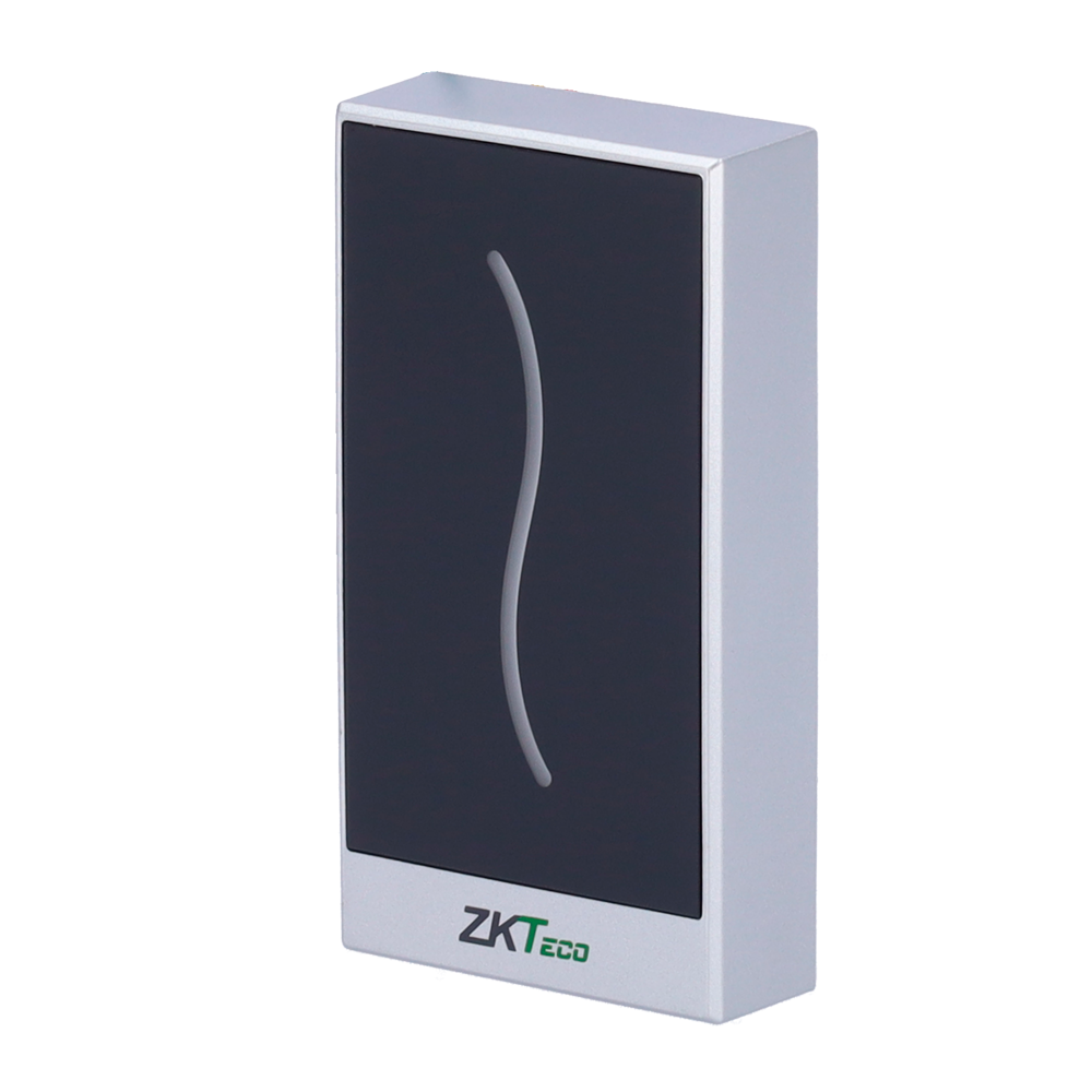 (ZK-PROID10-B-WG-2) Lecteur d'accès - Accès par carte MF - Indicateur LED et sonore - Wiegand 26/34 - Compatible avec les contrôleurs ZKTeco - Apte pour extérieur IP65