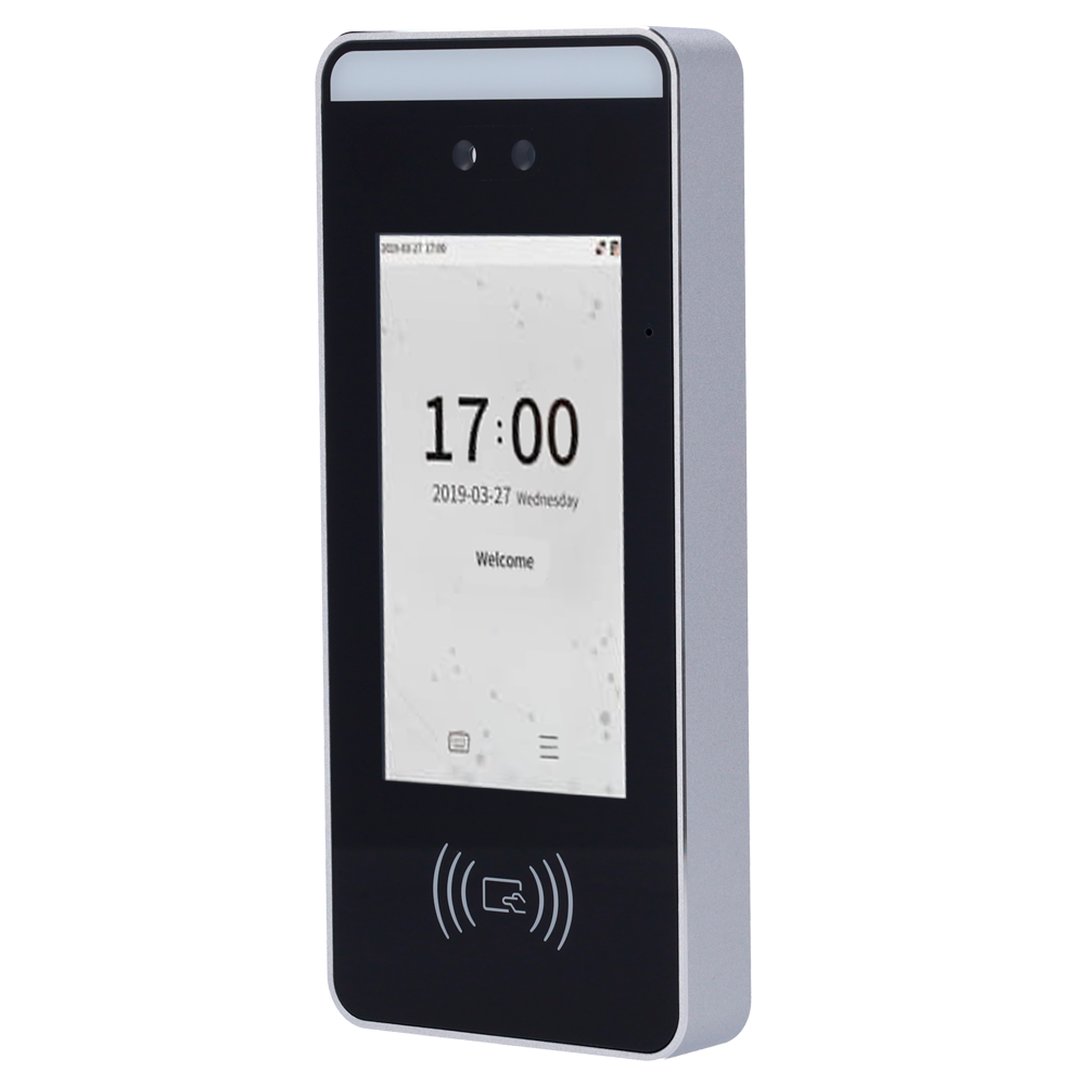 (ZK-VL-SPEEDFACE-V5LN-RFP-12-W) Contrôle d´accès et de présence - Facial, paume, carte EM/MF et PIN - 6.000 visages | 200.000 registres - 5" Interface tactile TFT, TCP/IP, Wi-Fi, RS485 et Wiegand - Soft. Présence: ZKBioTime 8 et GoTime Cloud - Soft. Accès: ZKBioCV