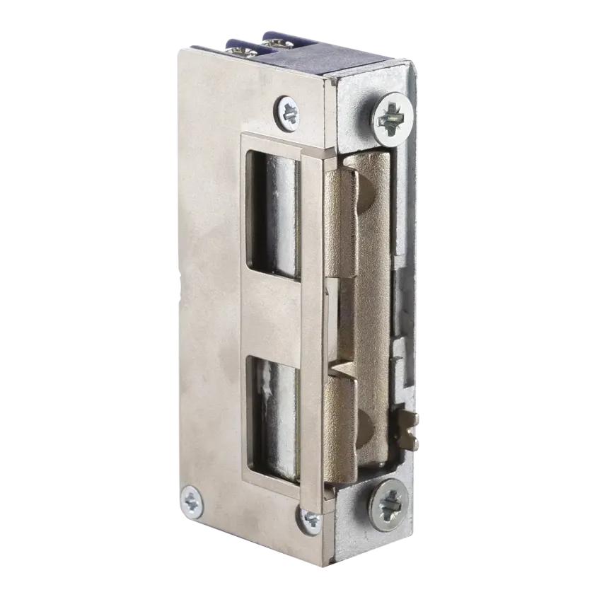 (15ZMU21) Gâche élec. 15 LG sym. 16 mm 4800 N à émission MU 6-28V AC/DC TVS