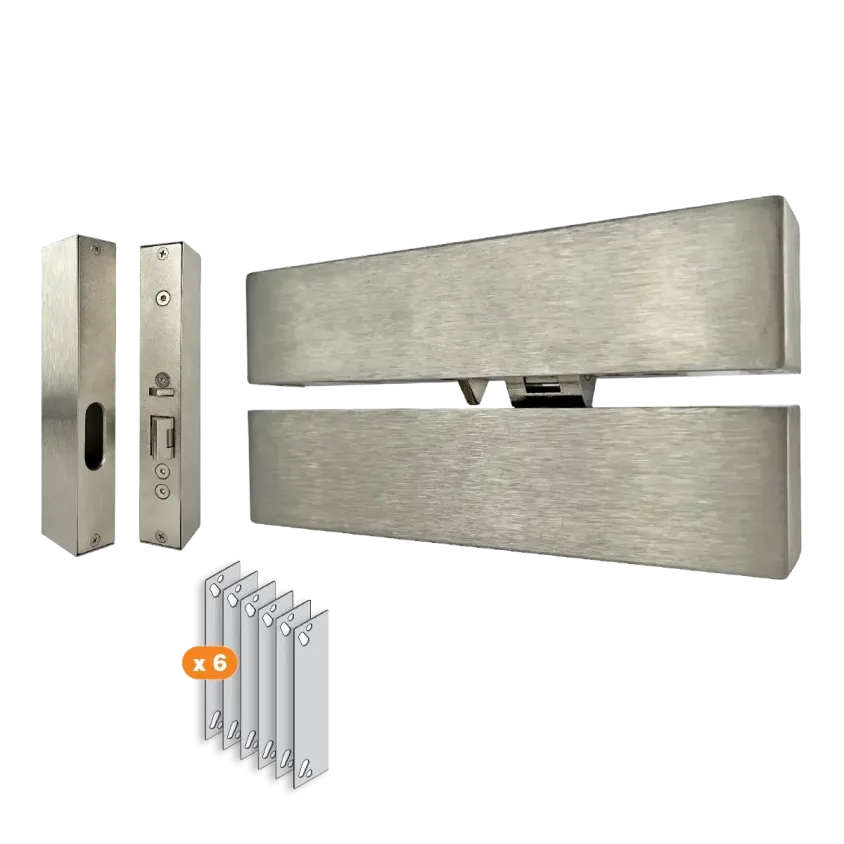 (335XK2448AP) Verrou élec. 335 IS 6000 N Rupture 2 x  CTC 24/48V DC NF S61-937 en applique