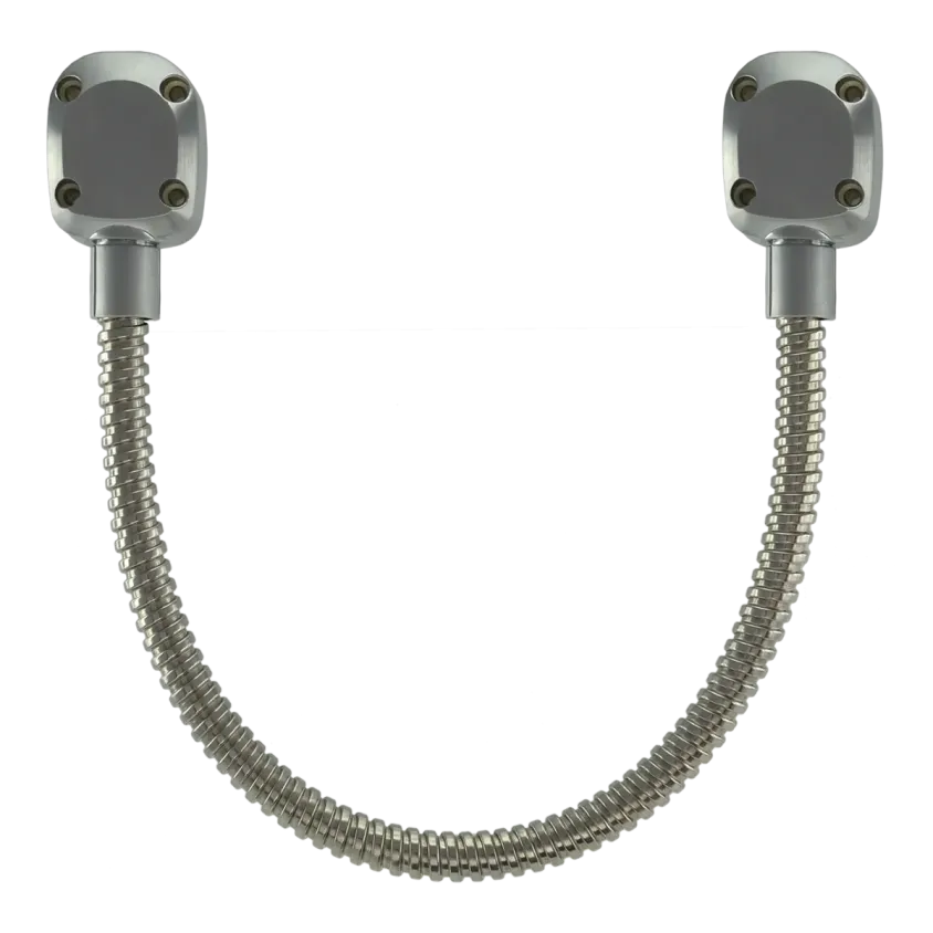 (DLV40S) Passage de câble Ap AV 40 cm diamètre 12/9,5 mm Gaine en acier inoxydable