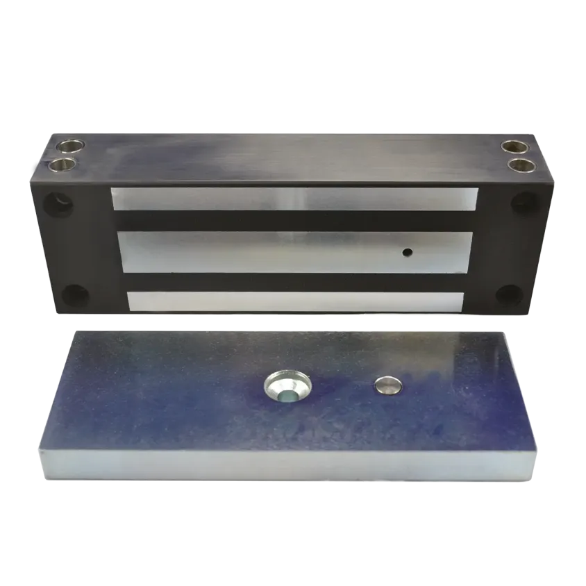 (EMSS1200) Ventouse EM applique IP 67 acier inox 1200 lbs 12/24V DC Contact Hall