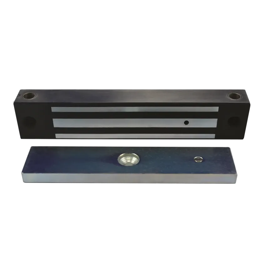 (EMSS800) Ventouse EM applique IP 67 acier inox 800 lbs 12/24V DC Contact Hall