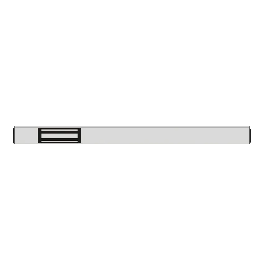 (EMT1H1200C) Tube EM horizontal 1 m 1200 lbs 12/24V DC Contact Hall - NF S 61-937
