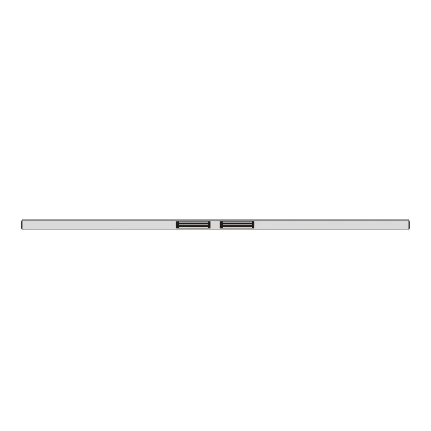 (EMT2H600CF) Tube EM horizontal 2 m 2 x 600 lbs 24/48V DC Contact Hall - NF S 61-937
