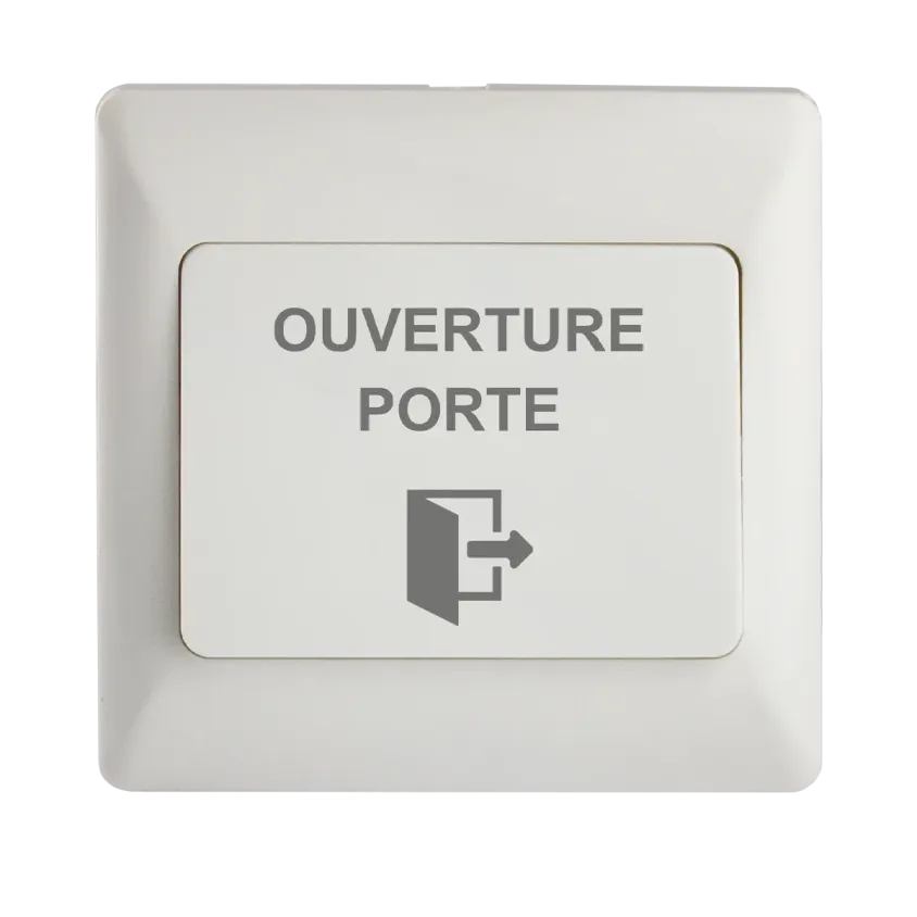 (EXS86ENC) Bouton poussoir ABS Enc 86 x 86 x 8/14 mm Contact inverseur CO/NO/NF