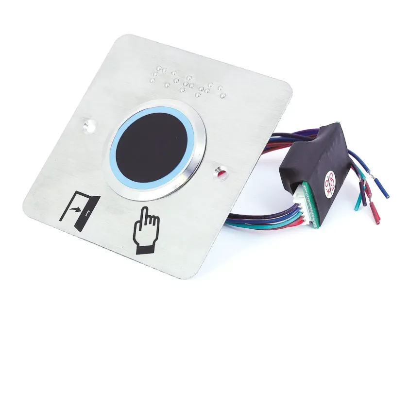 (IRS38BP231) Capteur IR diam. 38 mm 12/24V DC Halo bleu/vert Buzzer Rel. temporisé + SSP231