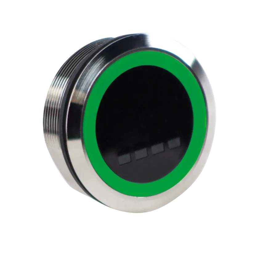 (IRS38TL) Capteur IR pilotable d. 38 mm 12/24V DC Halo R/V/B Chenillard O. et buzzer