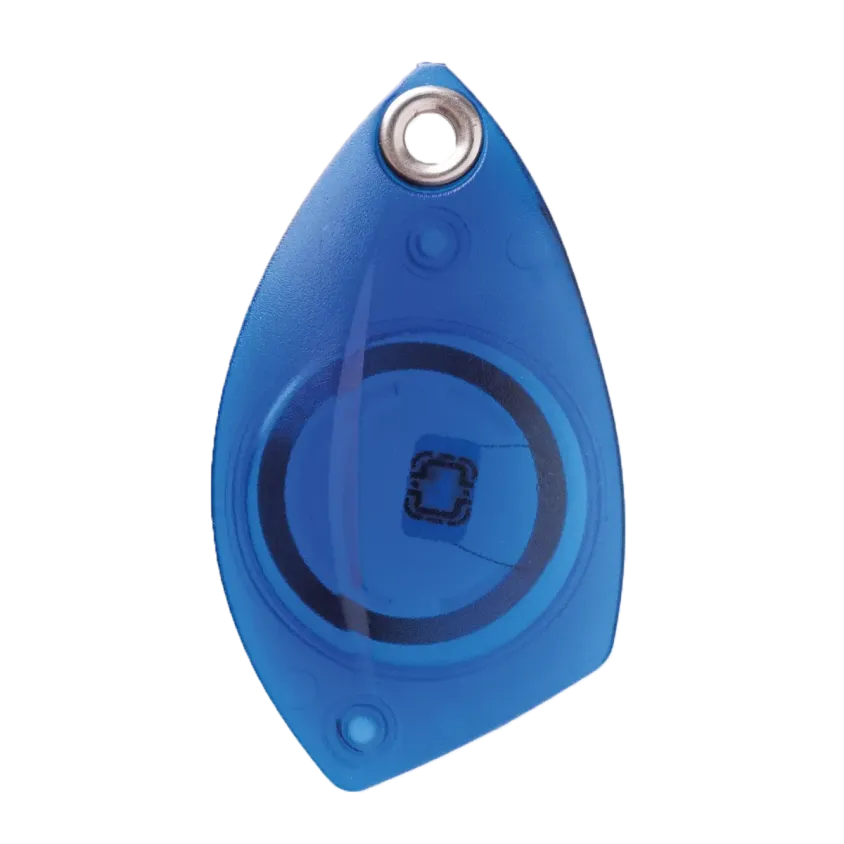 (KFTSEM10-BU) Tag PC RFID KFTS BLUE translucide EM-MARIN EM4200 125 KHz BLUE