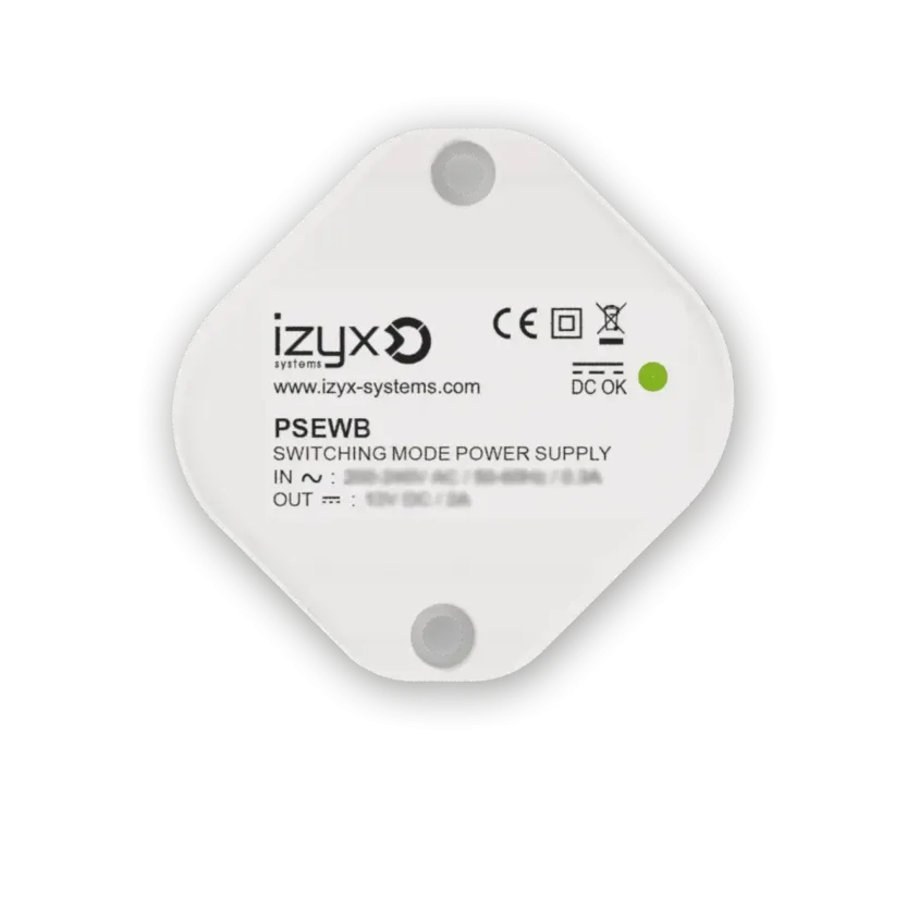 (PSEWB1202W) Alimentation miniature IP 65 230V AC / 12V DC / 2A - A fils