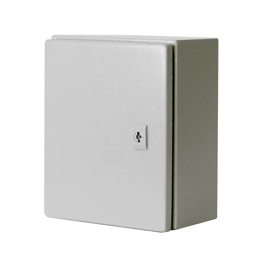 (PSWB253015) Coffret étanche PSWB IP 66 en métal 250 x 300 x 150 mm avec plaque de fond