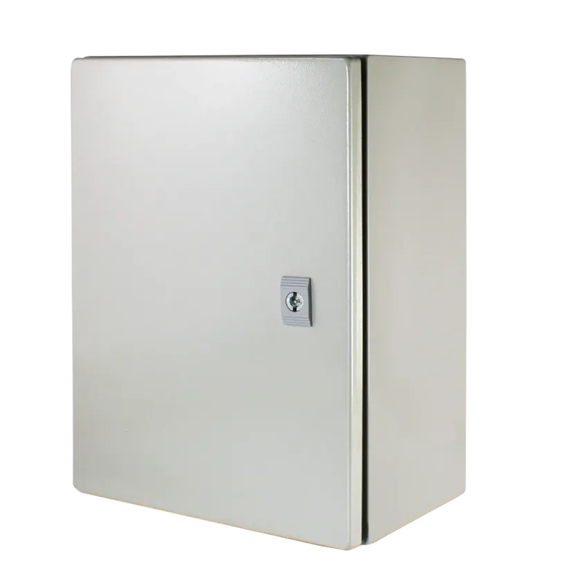 (PSWB304020) Coffret étanche PSWB IP 66 en métal 300 x 400 x 200 mm avec plaque de fond