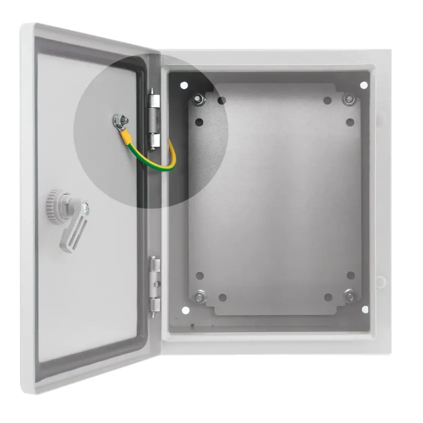 (PSWU-160EW) Câble de mise à la terre 6 mm2 / 160 mm Diam. œillets 6,4 mm pour coffrets PSWB