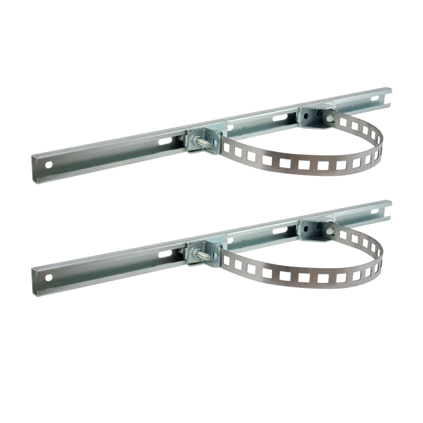 (PSWU-600POST) Kit de fixation poteau (diam. max. 200 mm) pour PSW et PSWB (Larg. max 600 mm)