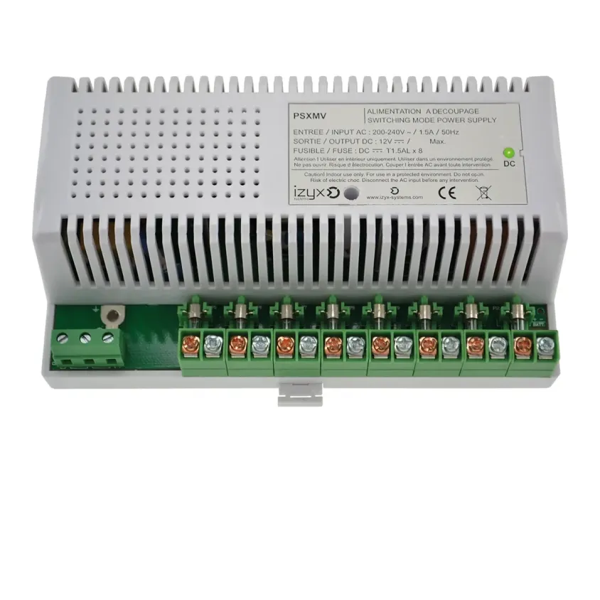 (PSXMV-12088) Module alimentation PSXMV 10M 8 voies 230V AC / 12V DC (12-14V) / 8A