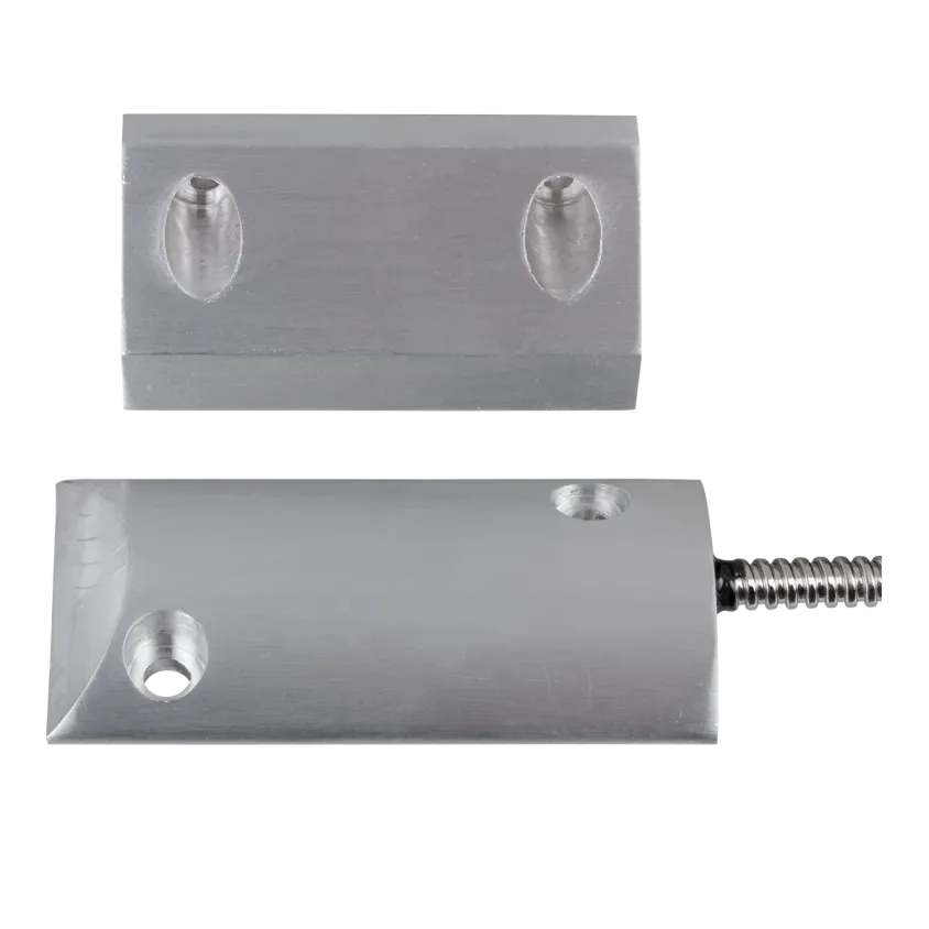 (RDK30144) Contact magnétique sabot Aluminium NO + AP (4 fils) Câble 3 m