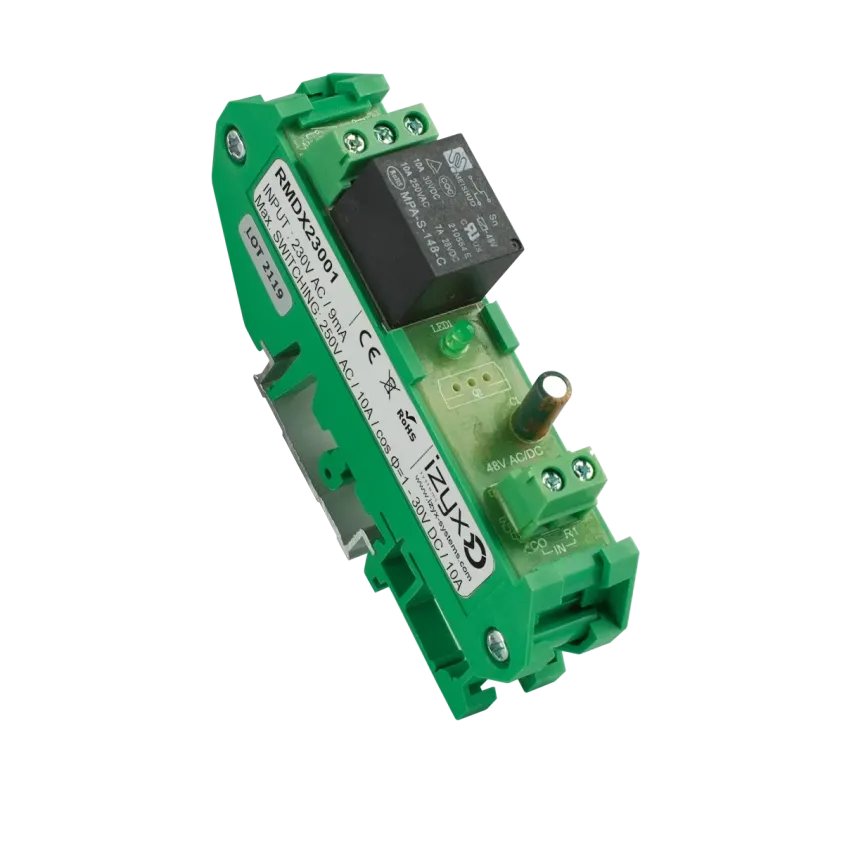 (RMDX23001) Relais rail DIN 230V AC 1 relais / 1 LED Max. 250V AC / 10A - 30V DC / 10A