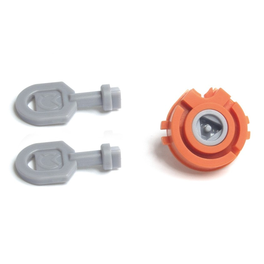 (RSXU-KL1) Serrure à clé + 2 clés (profil unique) pour RSX / RSXB (grand coffret)