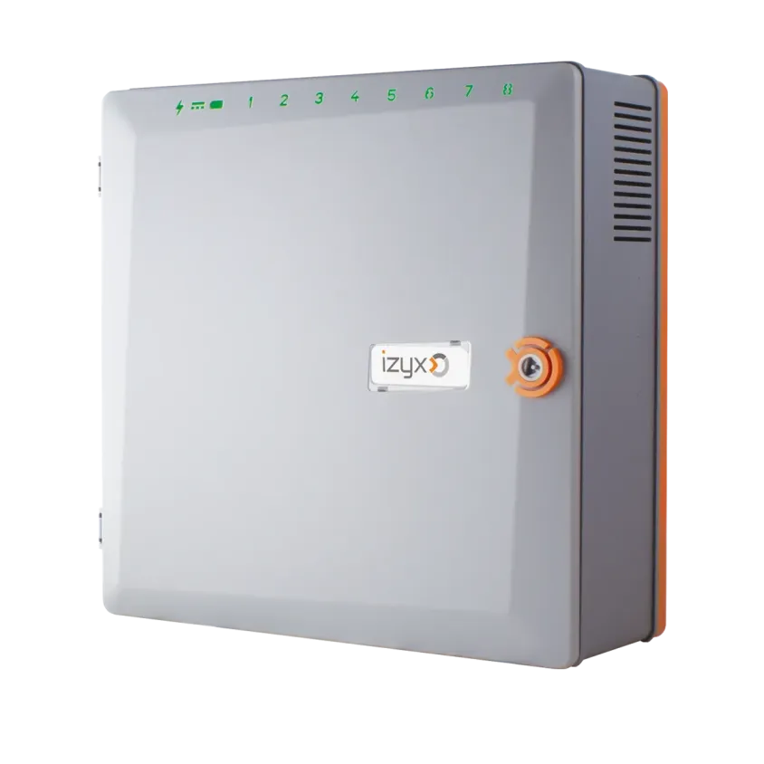 (RSXV12058) Alim. RSXV 8 voies 230V AC / 12V DC (12-14V) / 5A - 271 x 265 x 103 mm