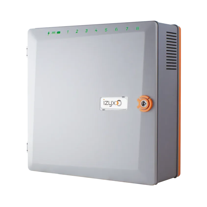 (RSXV12088C) Alim. chargeur RSXV-C 8 voies 230V AC / 12V DC (13,8V) / 8A - 271 x 265 x 103 mm