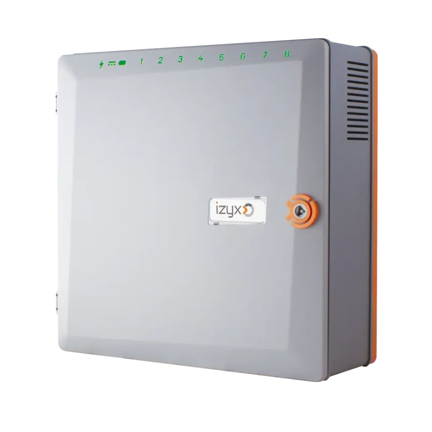 (RSXV12108C) Alim. chargeur RSXV-C 8 voies 230V AC / 12V DC (13,8V) /10A - 271 x 265 x 103 mm