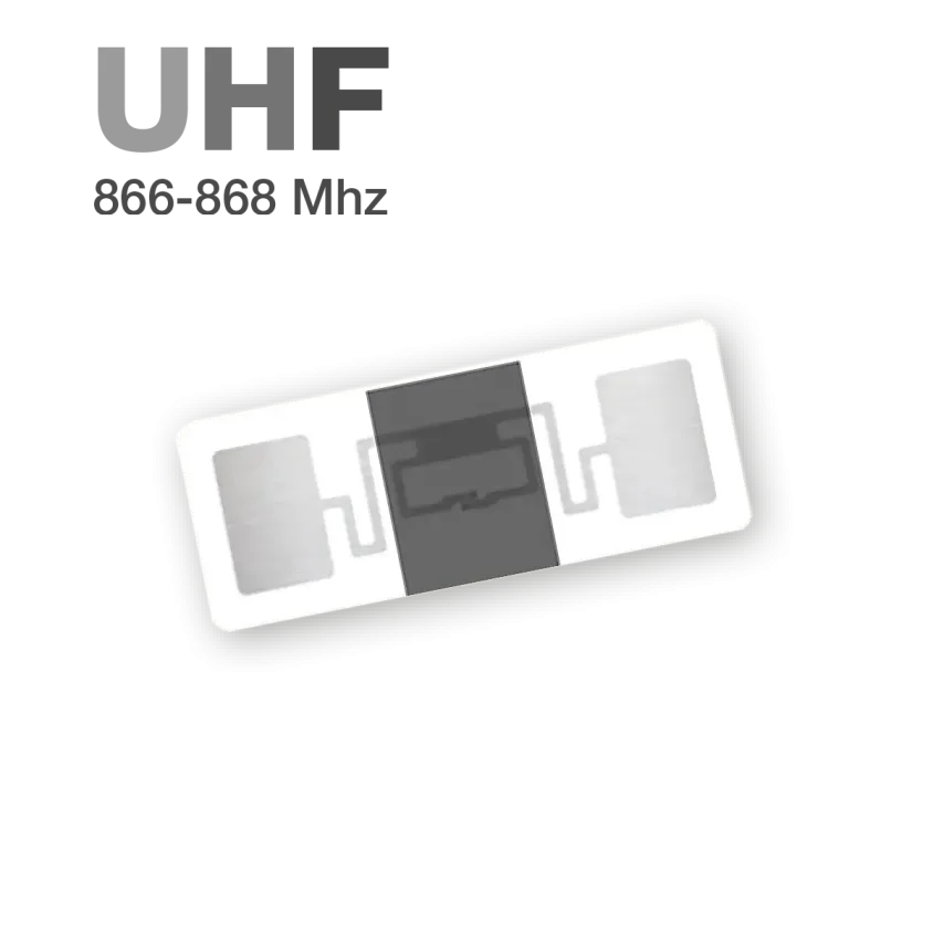 (SL10025ALH3) Tag autocollant parebrise RFID UHF 865-869 MHz pour ASUR801C3HF