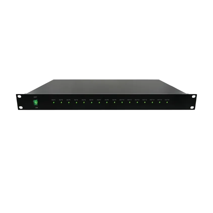 (TRR242016) Transformateur rack 19" / 1U 16 voies 230V AC / 24V AC / 480VA (20A)