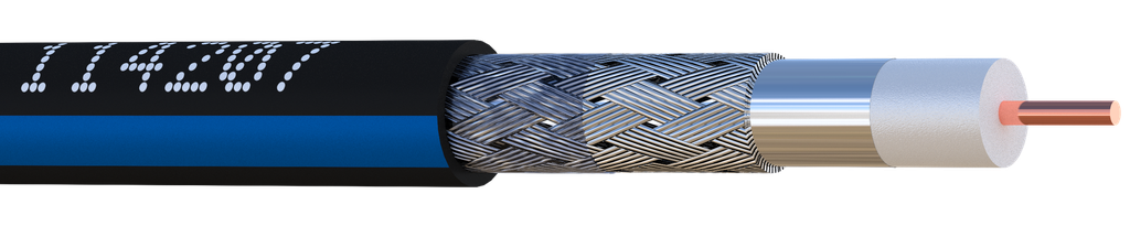 [114207-C1] (114207-C1) CABLE VIDEO HD - iDEFINITION110 PE/GEL Bob. cart. 100 M Elbac