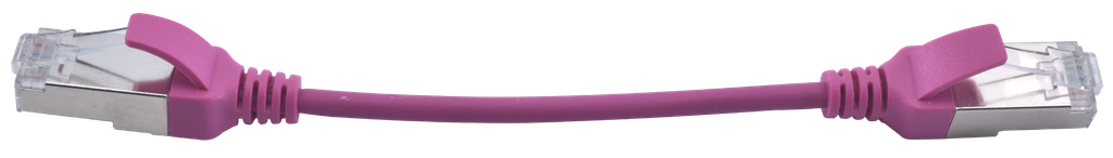 (263648-X001) CORDON U/FTP CAT6A AWG32 LSZH ROSE 1M Cordon 1 PC 1m Elbac