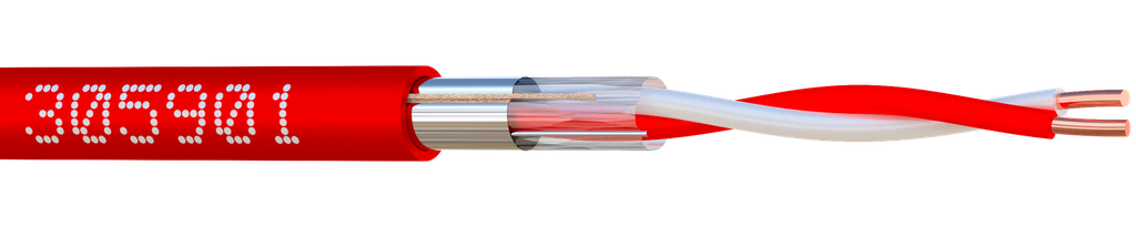 (305901-B1) SYT+/LY9ST 01P AWG20 ROUGE Boite 100 M Elbac