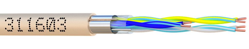 [311603-B1] (311603-B1) SYT+/LY6ST 03P AWG24 IVOIRE Boite 100 M