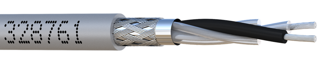 (328761-W5) 1FP 2×0.8mm² AWG18 100 pF/m CB Bob. bois 500 M Elbac