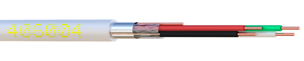 [406004-W5] (406004-W5) ALARME RIGIDE 04C AWG24 SCR Bob. bois 500 M Elbac