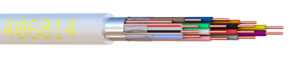 (406014-B1) ALARME RIGIDE 14C AWG24 SCR Boite 100 M Elbac