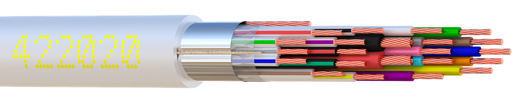 [422020-W5] (422020-W5) ALARME SOUPLE 20C Cu + 2×0.75 SCR Bob. bois 500 M Elbac