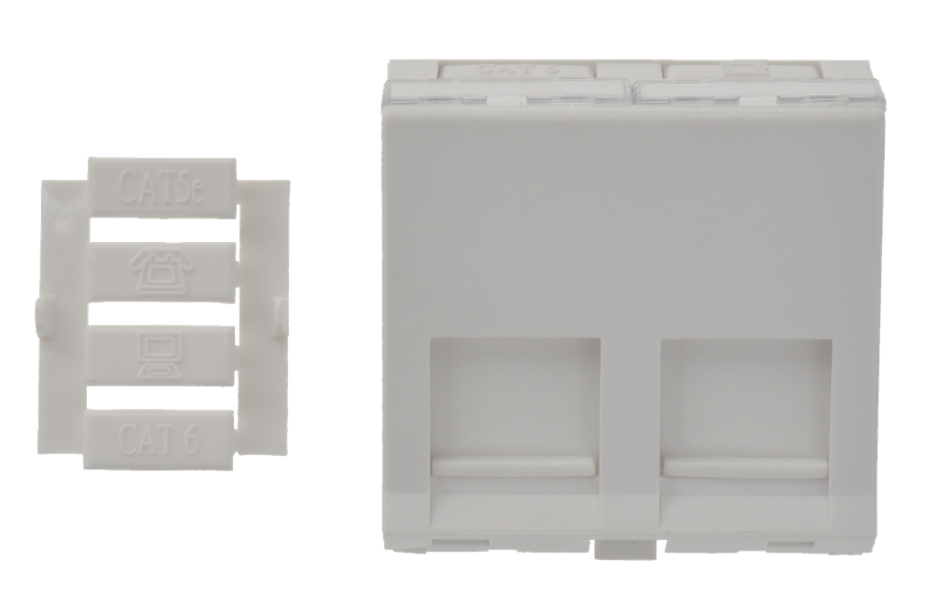 (920452-B0) PLASTRON 45x45 2 MODULES INCLINE Boite 1 PC Elbac