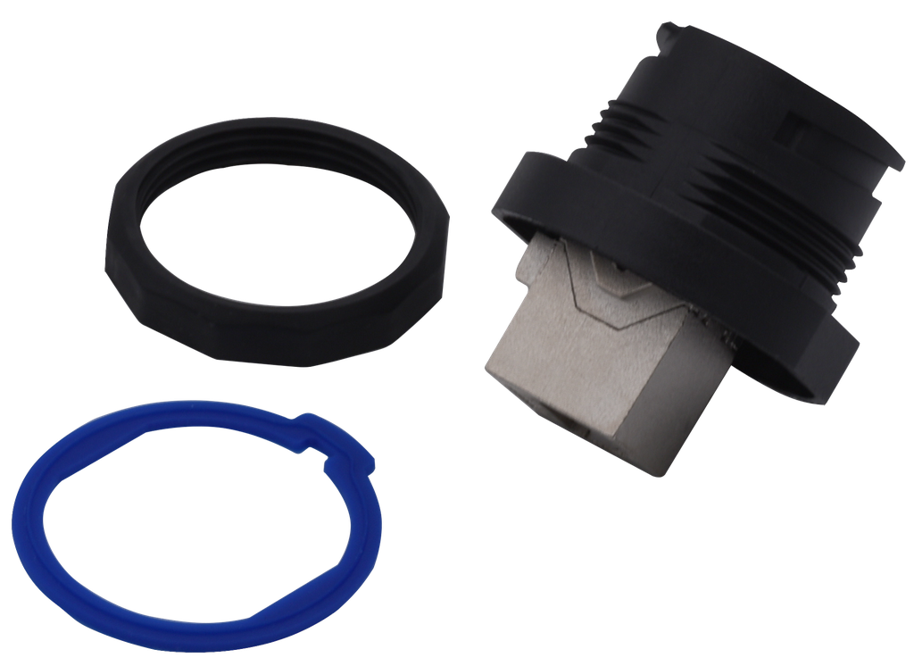 (937545-S0) COUPLEUR PANNEAU CAT6A IP68 Sachet 1 PC Elbac