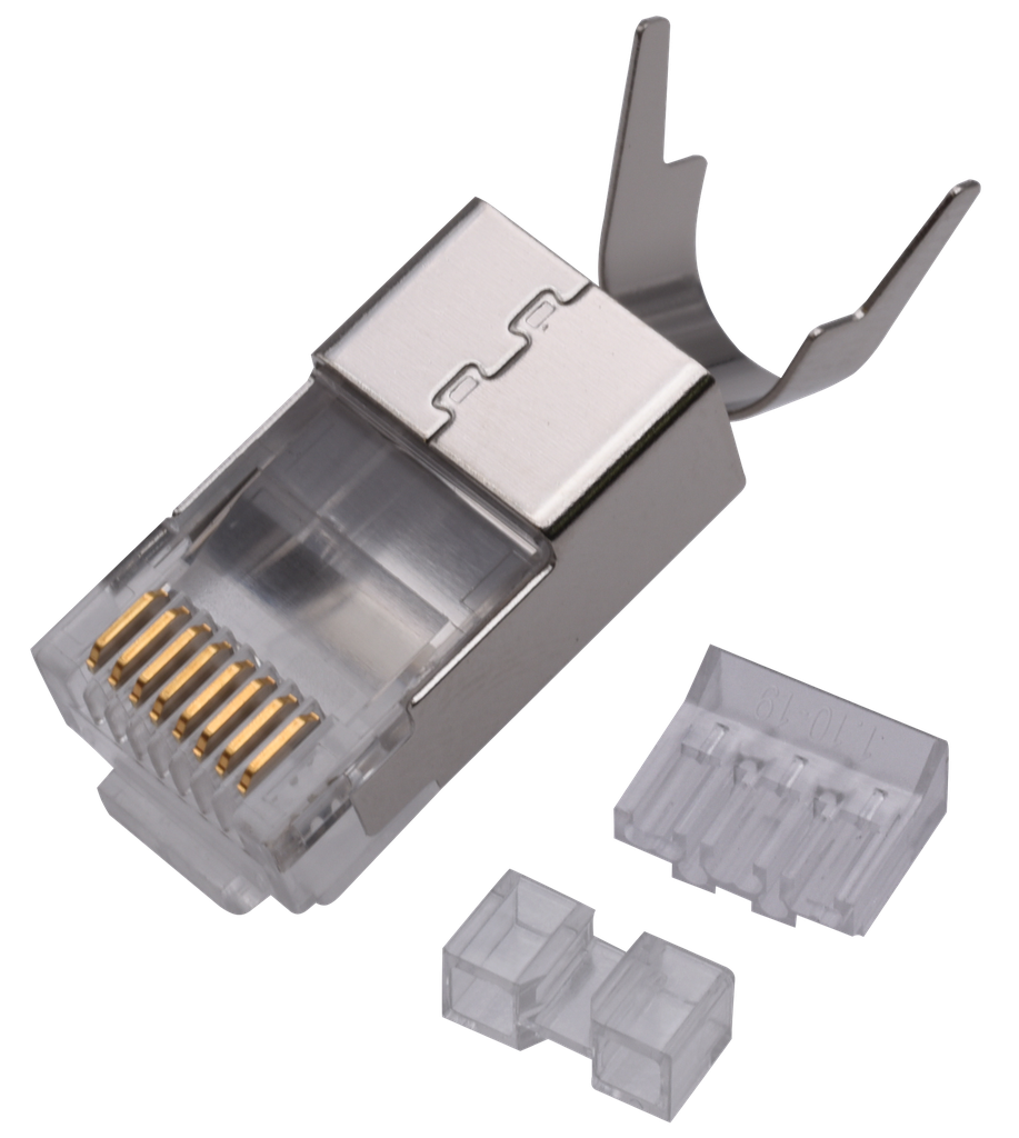 (940536-K05) CONNECTEUR RJ45 FTP CAT6 2x4C 1.1/7.5 Boite 50 PC Elbac