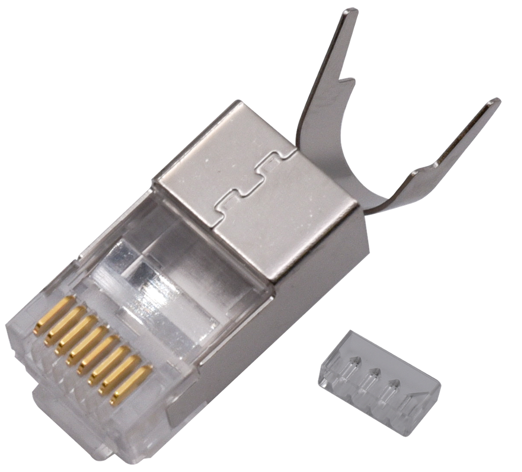 [940545-K05] (940545-K05) CONNECTEUR RJ45 FTP CAT6 2x4C 1.45/8 Boite 50 PC Elbac