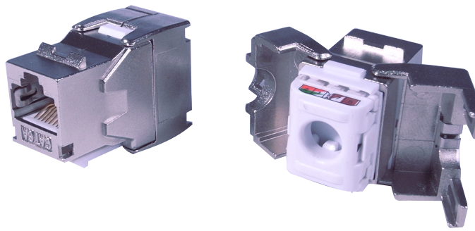 (943545-S0) NOYAU RJ45 FEMELLE CAT6A BLINDE Sachet 1 PC Elbac
