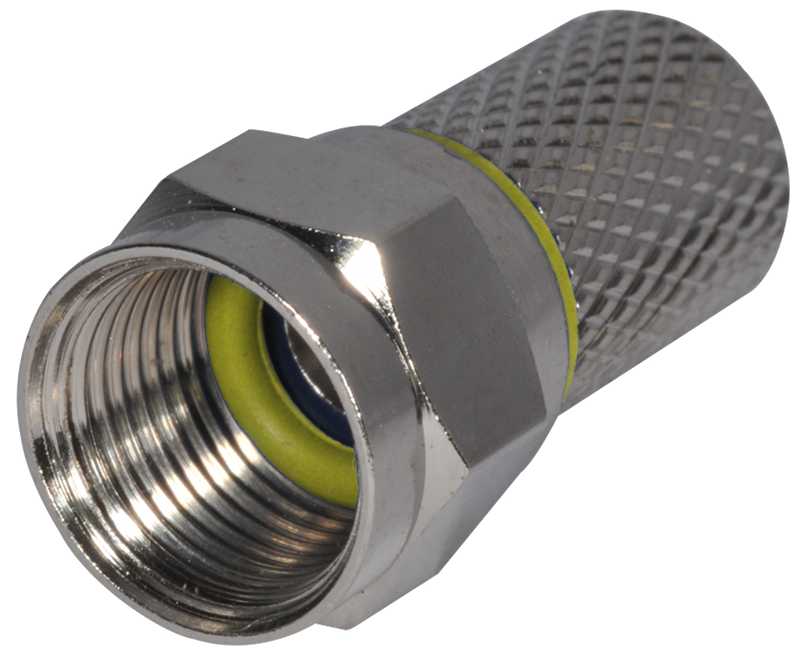 (950014-K1) CONNECTEUR F MALE A VISSER Ø8.2mm Boite 100 PC Elbac