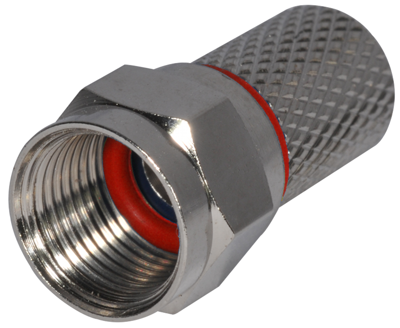 (950015-K1) CONNECTEUR F - M A VISSER Ø7.4mm Boite 100 PC Elbac