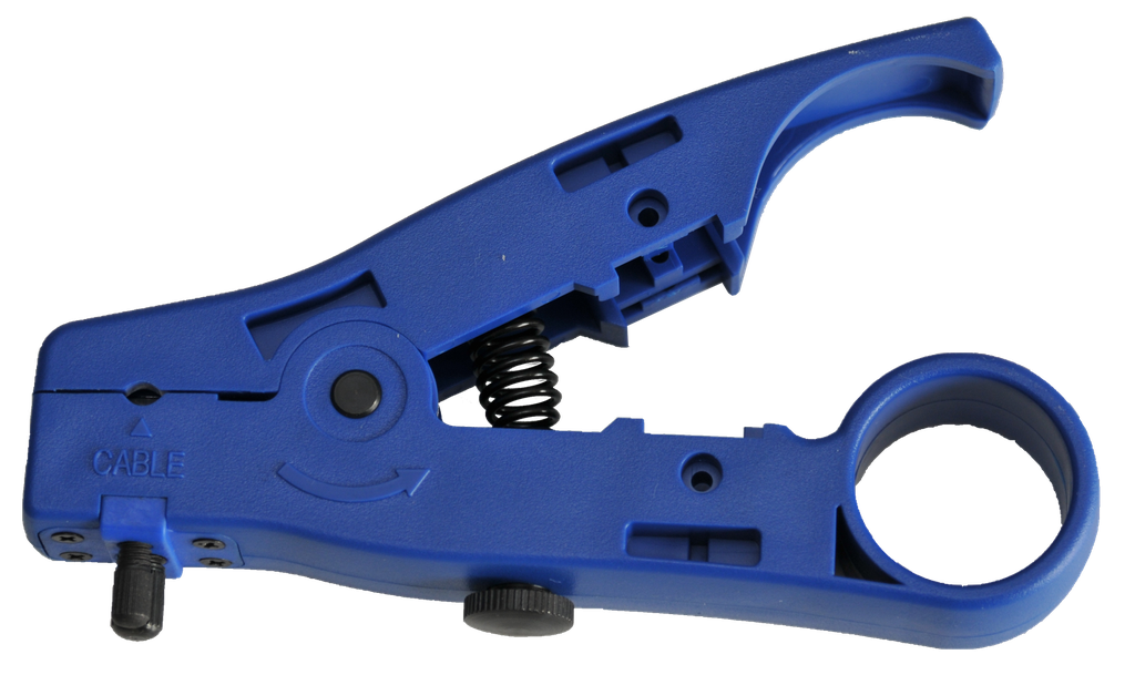 [998002-B0] (998002-B0) DENUDEUSE 2 LAMES 6mm Ø6-7mm BLEUE Boite 1 PC Elbac
