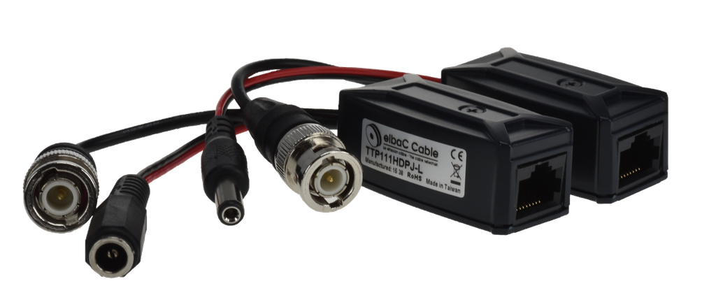 (S11099-BK) KIT BALUN HD+ALIM/ RJ45 - TTP111HDP-LK Boite 1 KIT Elbac