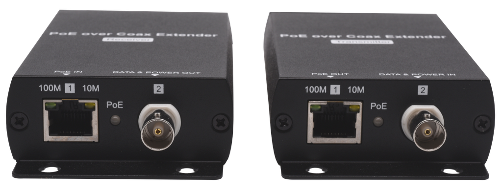 (S16909-BK) DEPORT IP/POE SUR COAXIAL - IP09CP Boite 1 KIT Elbac