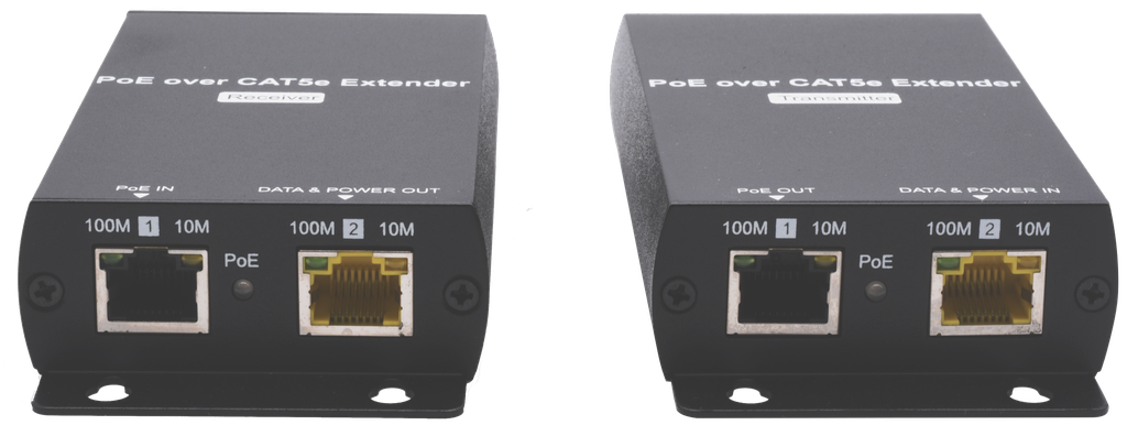 (S16941-BK) DEPORT IP POE SUR RJ45 800m - IP09P Boite 1 KIT Elbac
