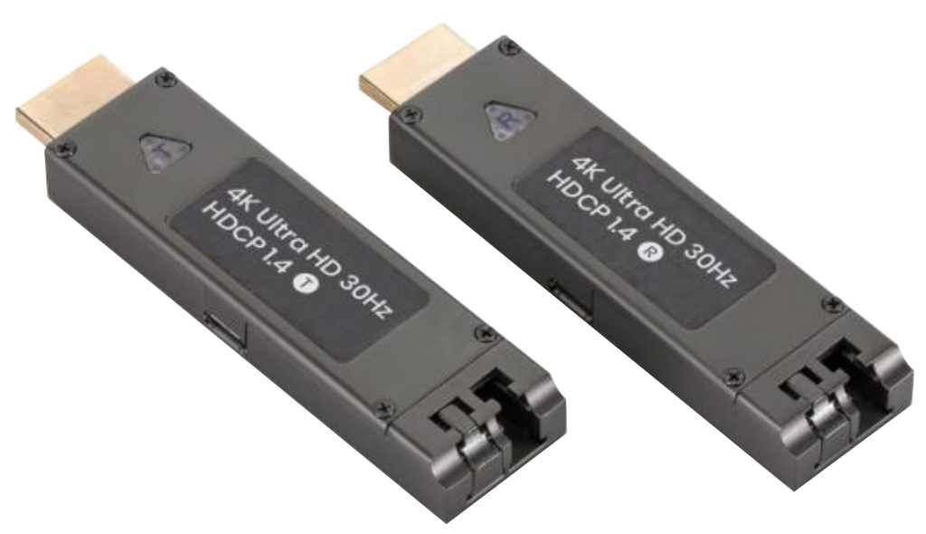 (S18600-BK) DEPORT HDMI 4K30 SUR FIBRE Boite 1 KIT Elbac