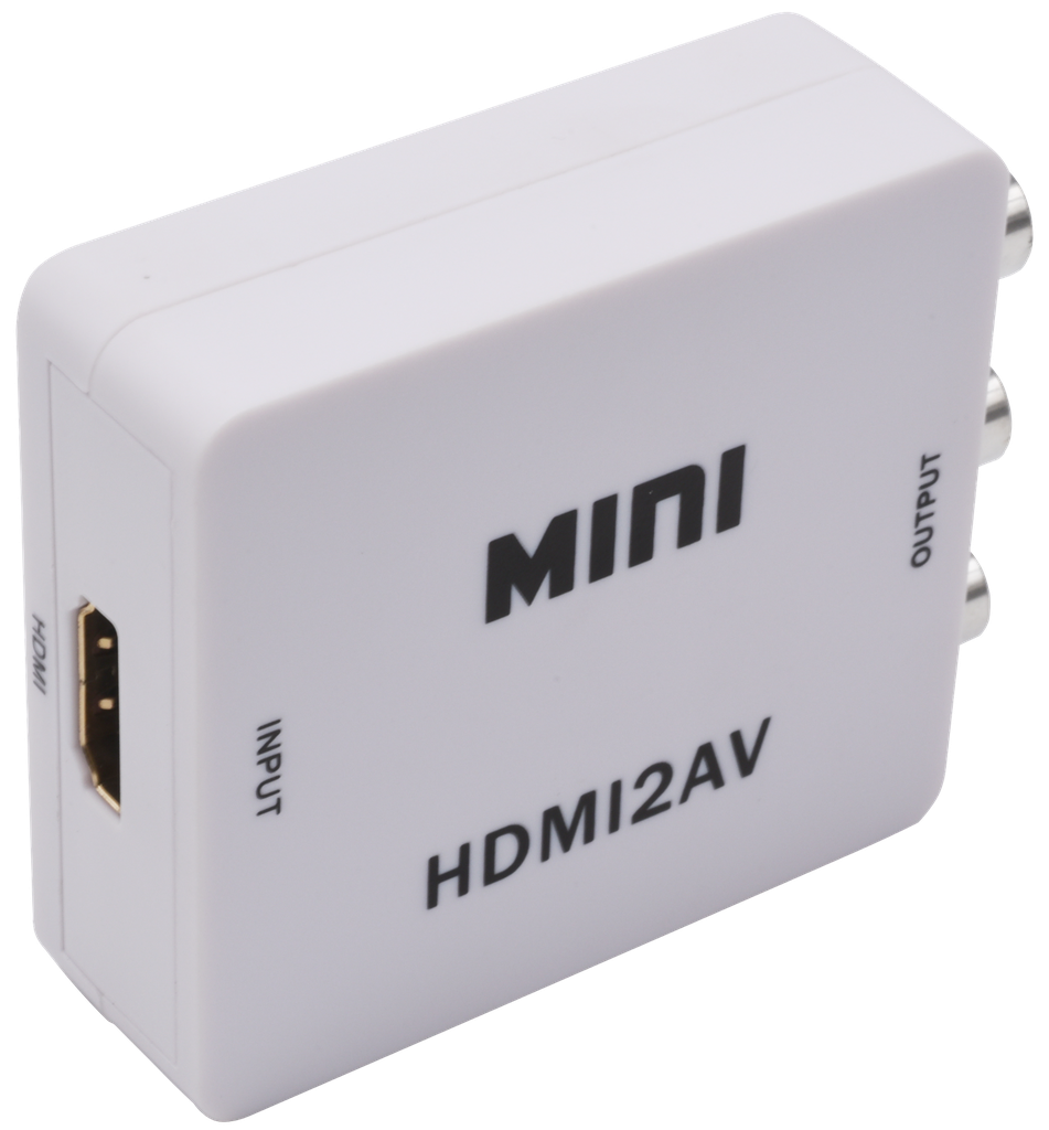 (S19011-B0) CONVERTISSEUR HDMI>PAL(RCA) + AUDIO Boite 1 PC Elbac