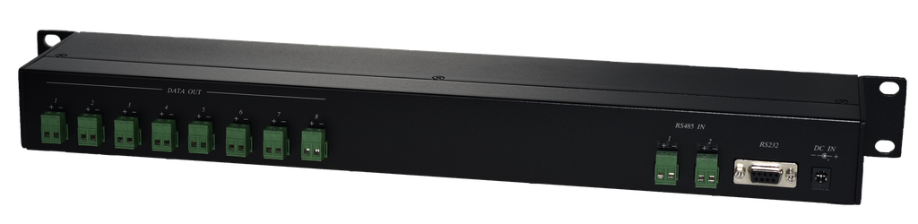(S23108-B0) DISTRIBUTEUR RS485 1E/8S RACK - RS008 Boite 1 PC Elbac